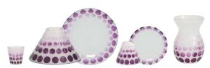 Yankee Candle Purple Circles