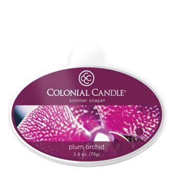 ccsnaps-34535594ff78ef86e Colonial Candle Plum Orchid Simmer Snaps 70g