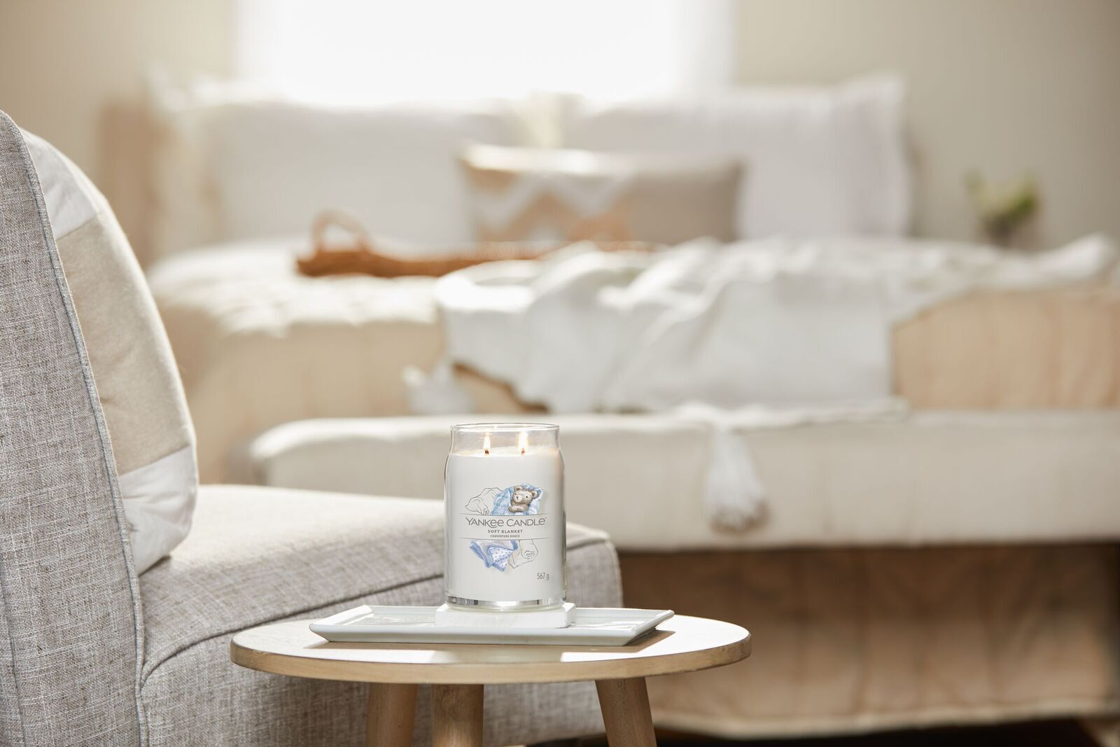 Soft Blanket Signature Jar 567g 2-Docht