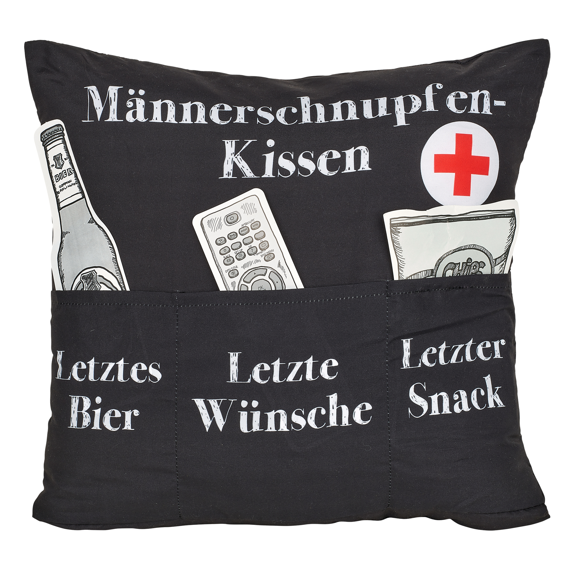 Sofahelden Kissen - Männerschnupfen