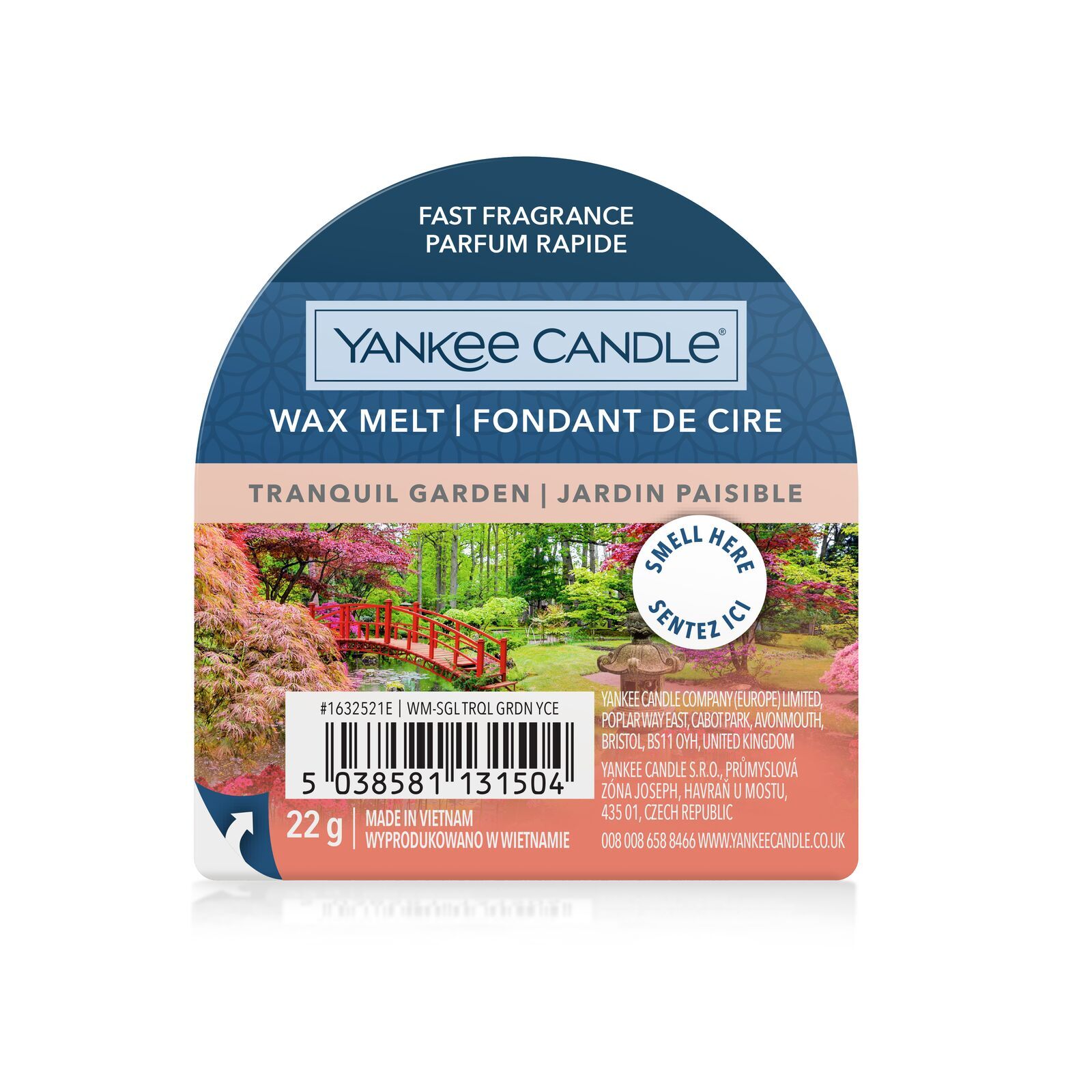 1632521E_Tranquil-Garden_Wax-Melt Tranquil Garden 22g