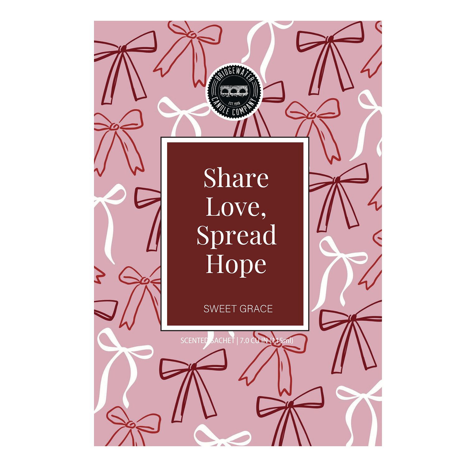 Share Love - Sweet Grace Duftsachet kerze, geschenk, pink, muster, verpackung