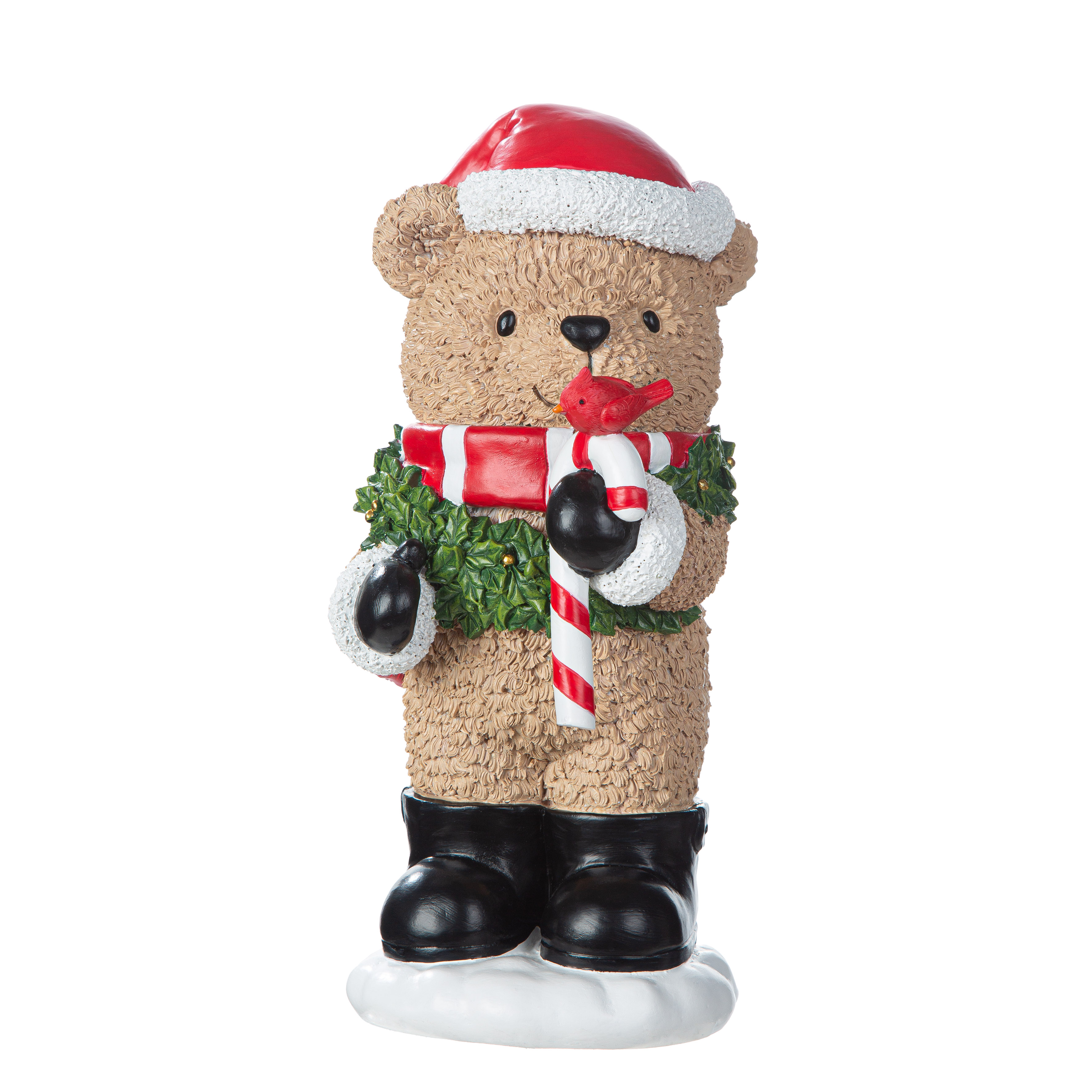 Teddy, Santa-Hut, Zuckerstange, Stiefel, Weihnachtsbär