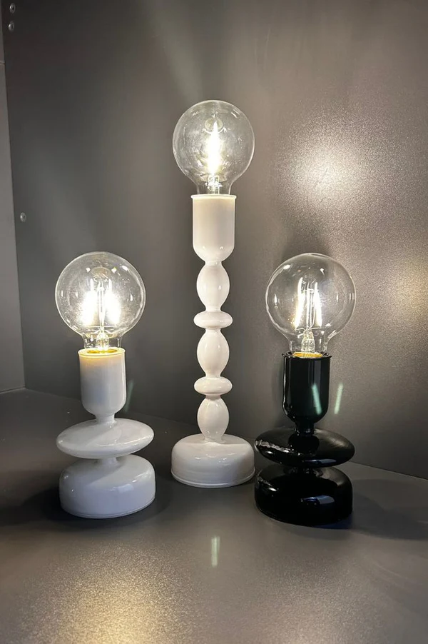 Lampe Savazza LED Glas weiß 23,5cm Lampe Savazza LED Glas weiß 23,5cm