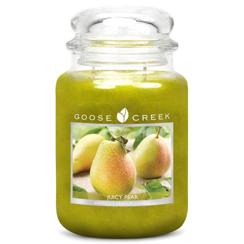 ES26277-Juicy-Pear-24oz-Jar Goose Creek Candle Juicy Pear 680g