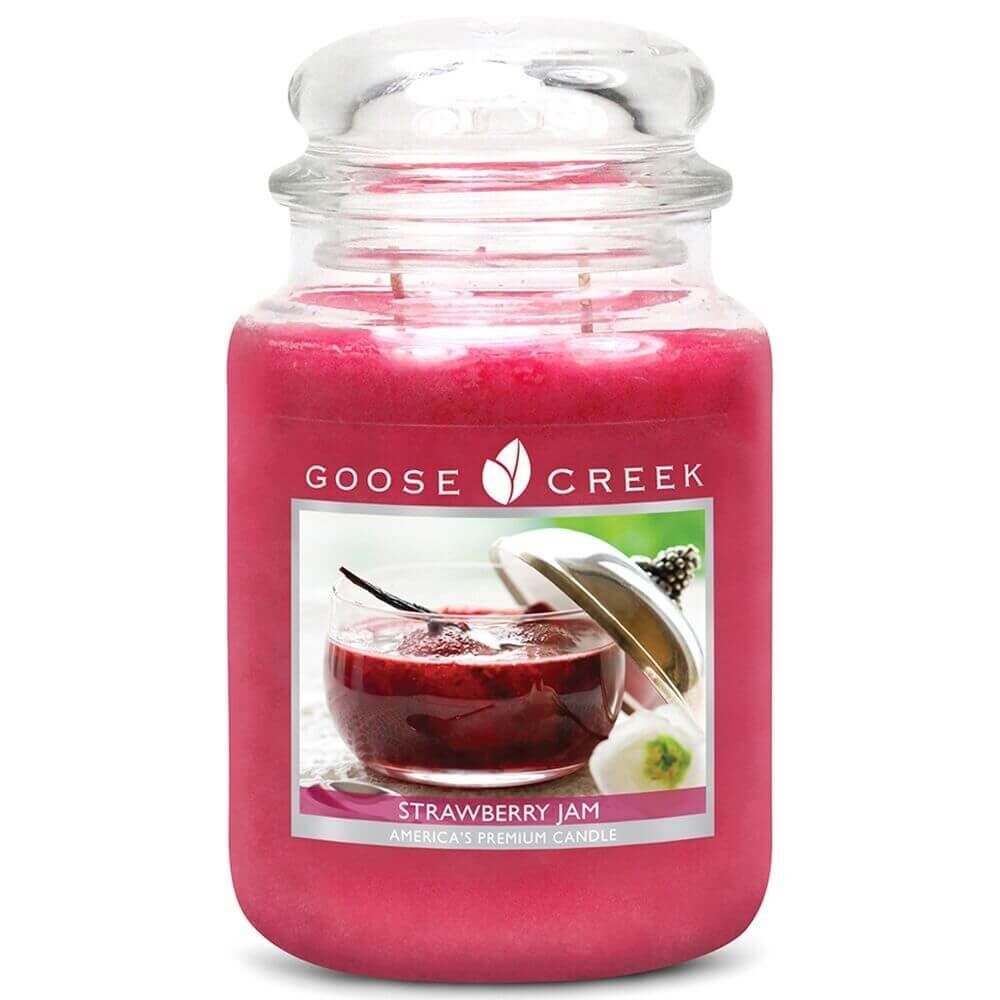 ES26193-Strawberry-Jam-Large-Jar Goose Creek Candle Strawberry Jam 680g