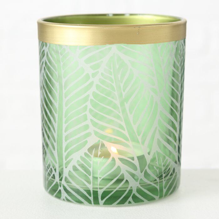 Windlicht Farian grün 10cm Variante 2