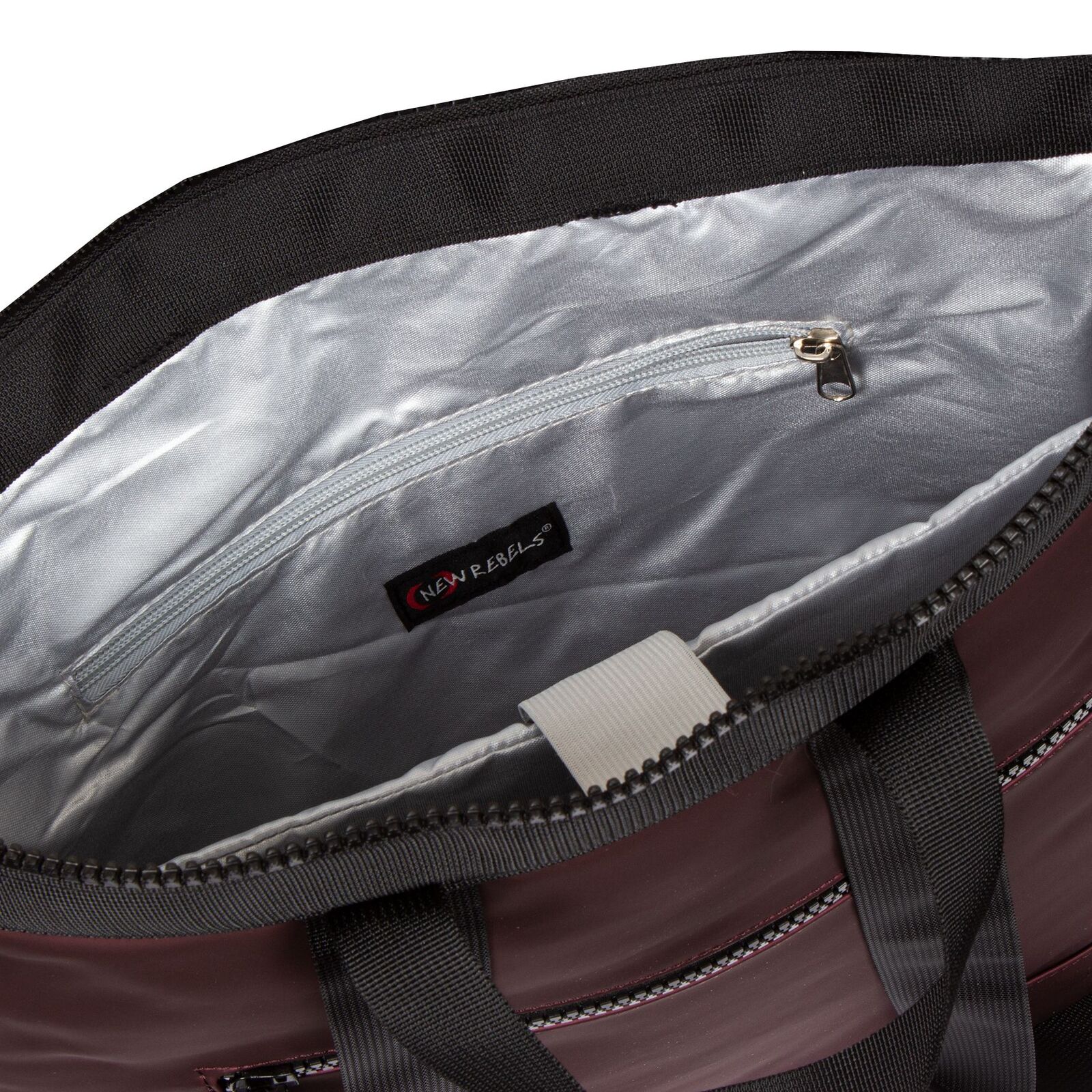 Mart - Minneapolis Shopper Rucksack burgund metallic