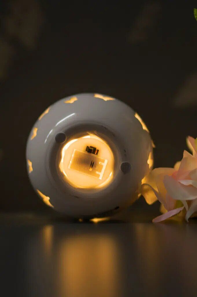 Lichtkugel Ciliana 8cm LED cremeweiß