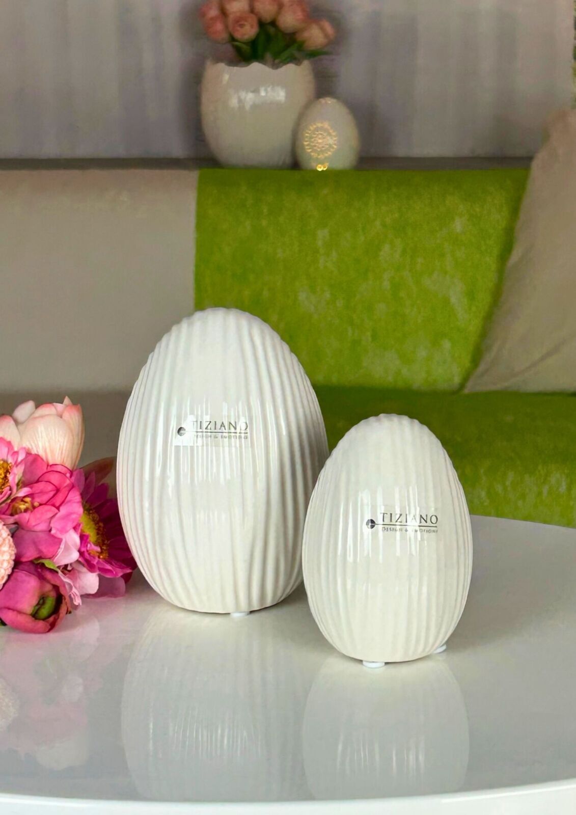 sepia-dekoei-creme-weiss Deko Ei Sepia 9cm cremeweiß