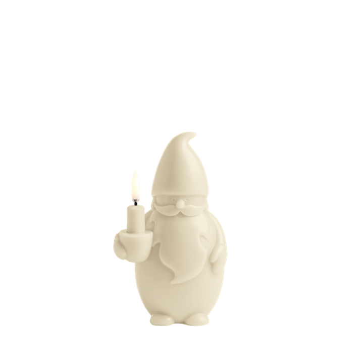 LED Kerze Santa Claus mit Vanilleduft 10x17cm Figur, Gnom, Kerzenhalter, Weihnachtsfigur, Kerzenhalter-Figur