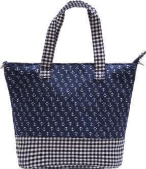 Patchwork Handtasche 177-60 (Navy Anker)