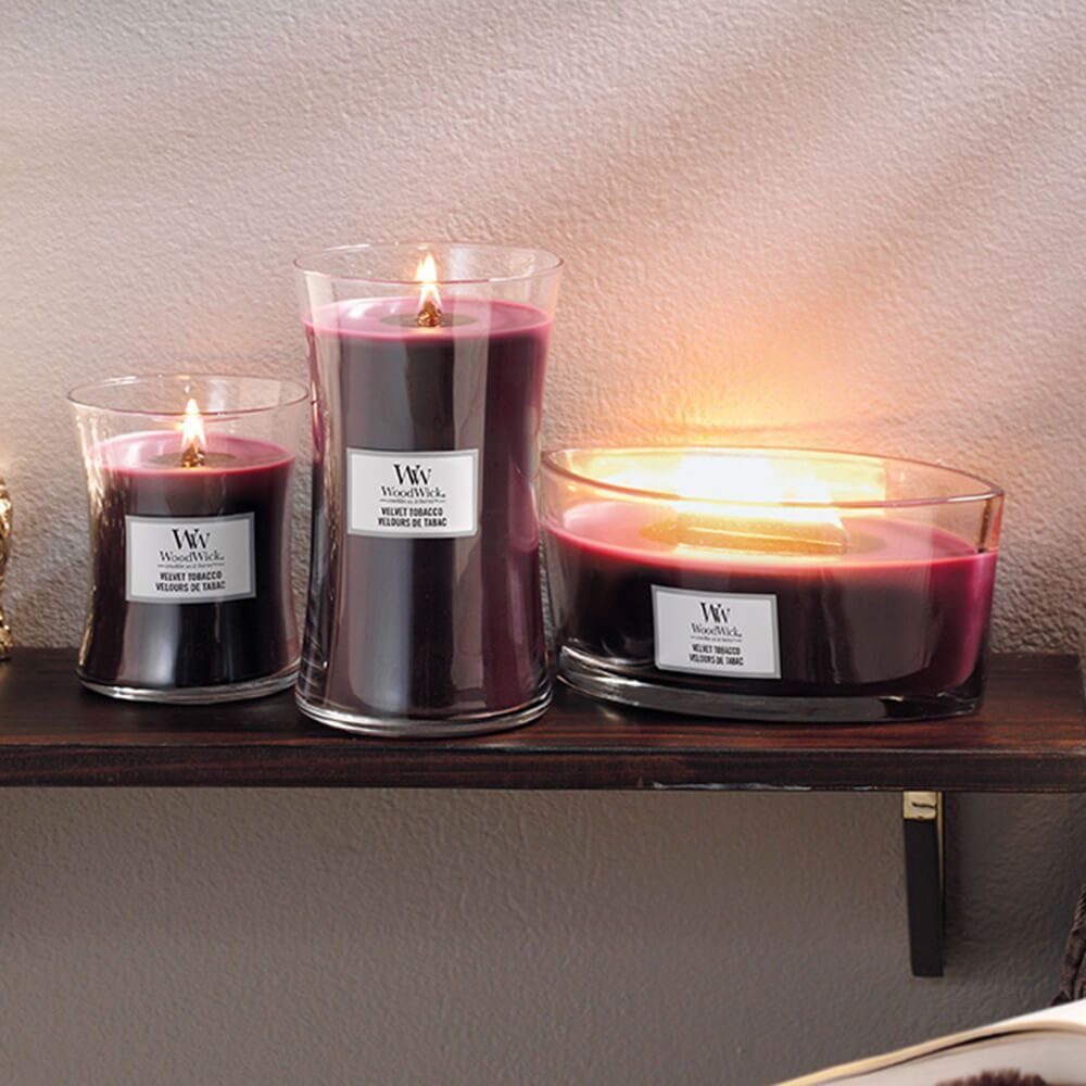Velvet Tobacco 454g von Woodwick Ambiente