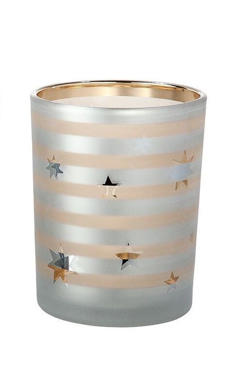 Windlicht Sternstunden weiß 12,5cm