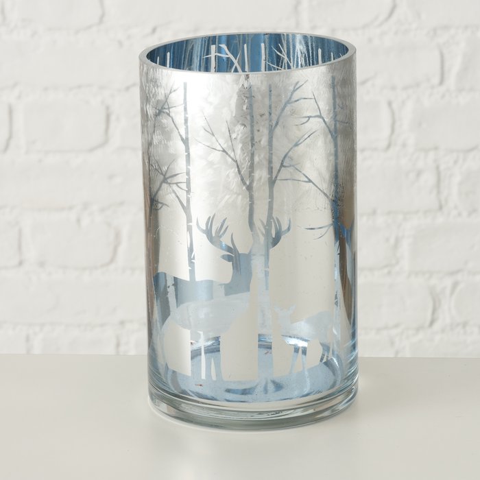 Windlicht Winta 20cm silber
