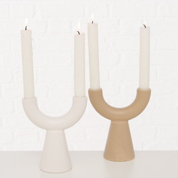 Kerzenleuchter Shalea weiß