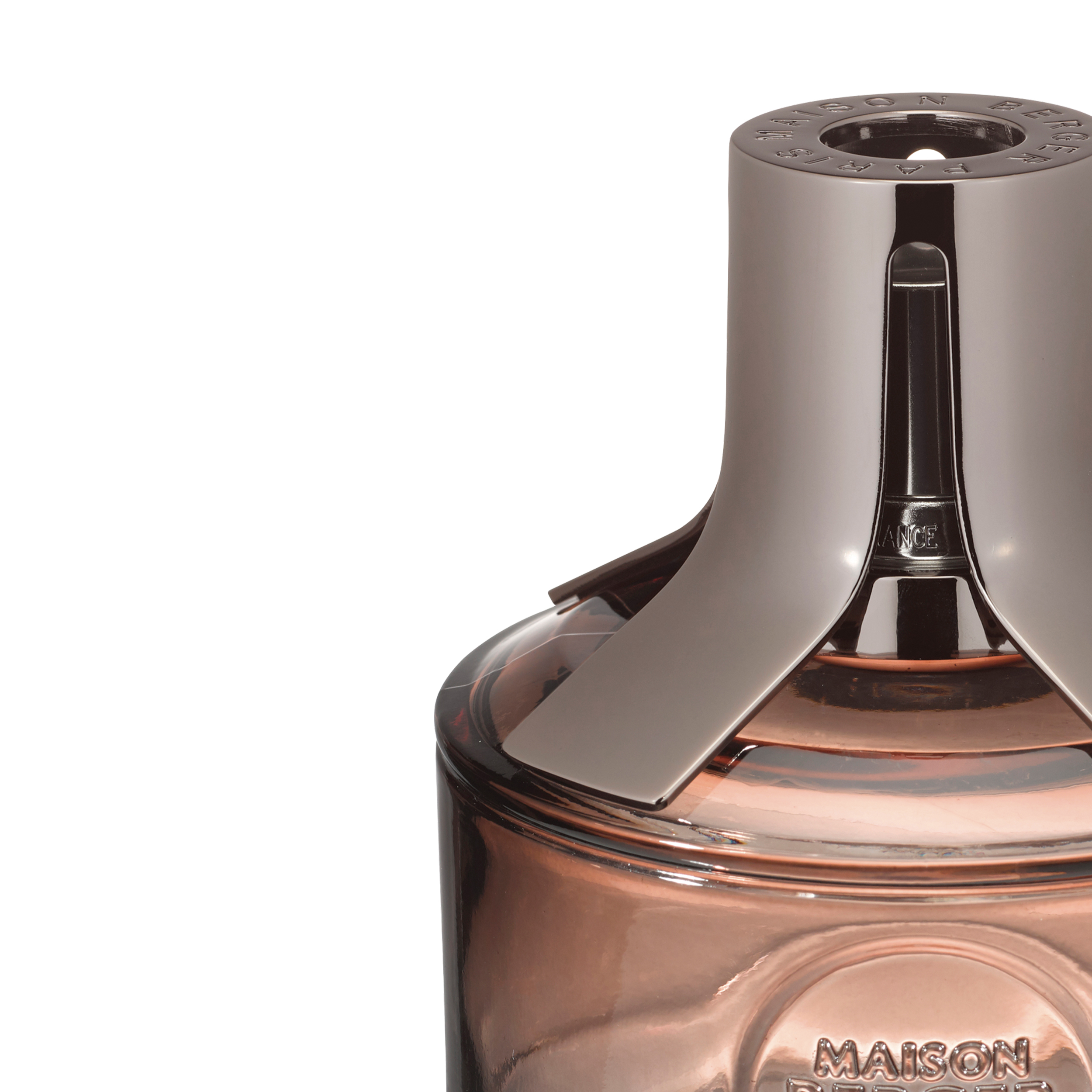 flasche, roségold, gläserner boden, verschluss, maison