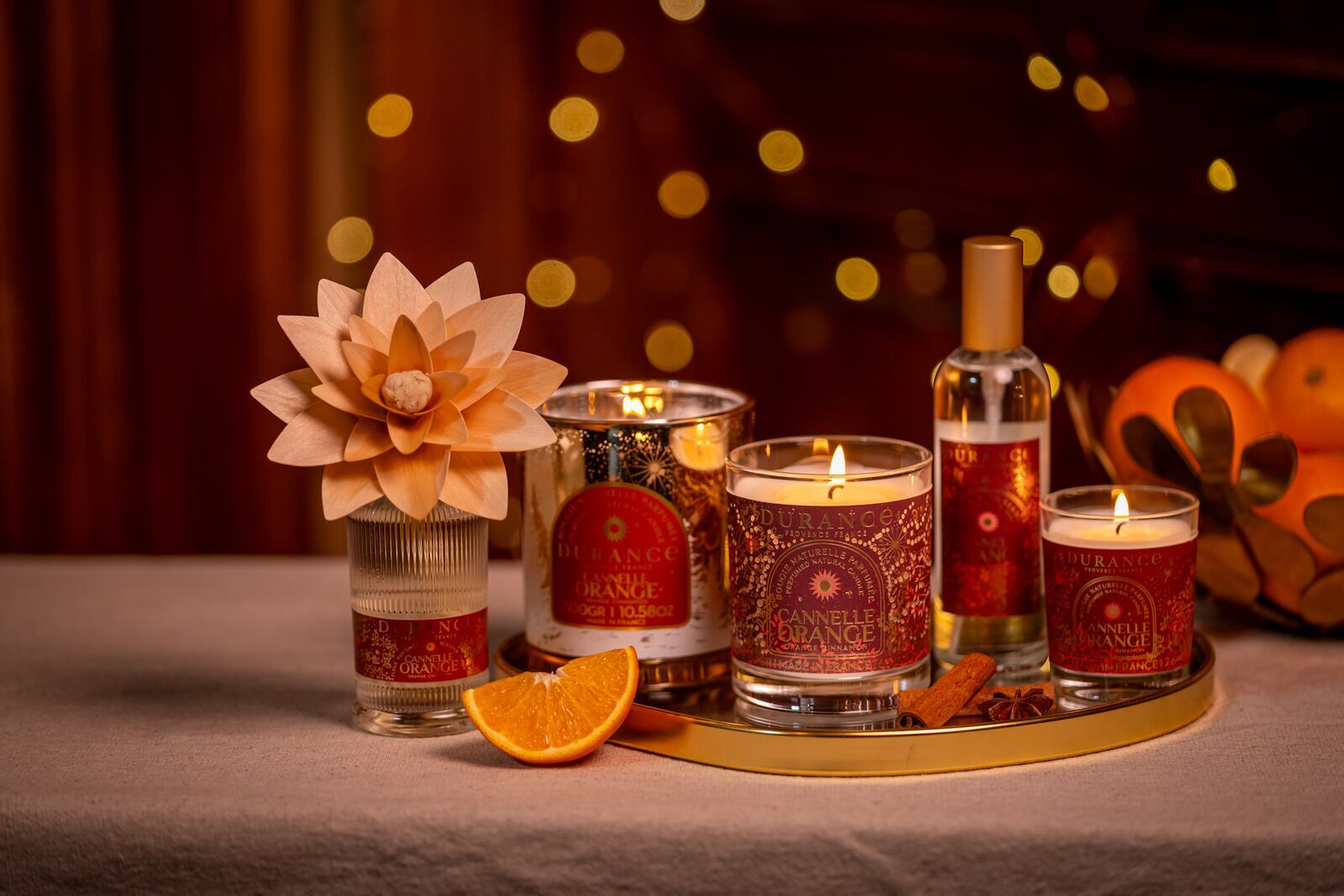 Zimt-Orange Duftkerze 300g