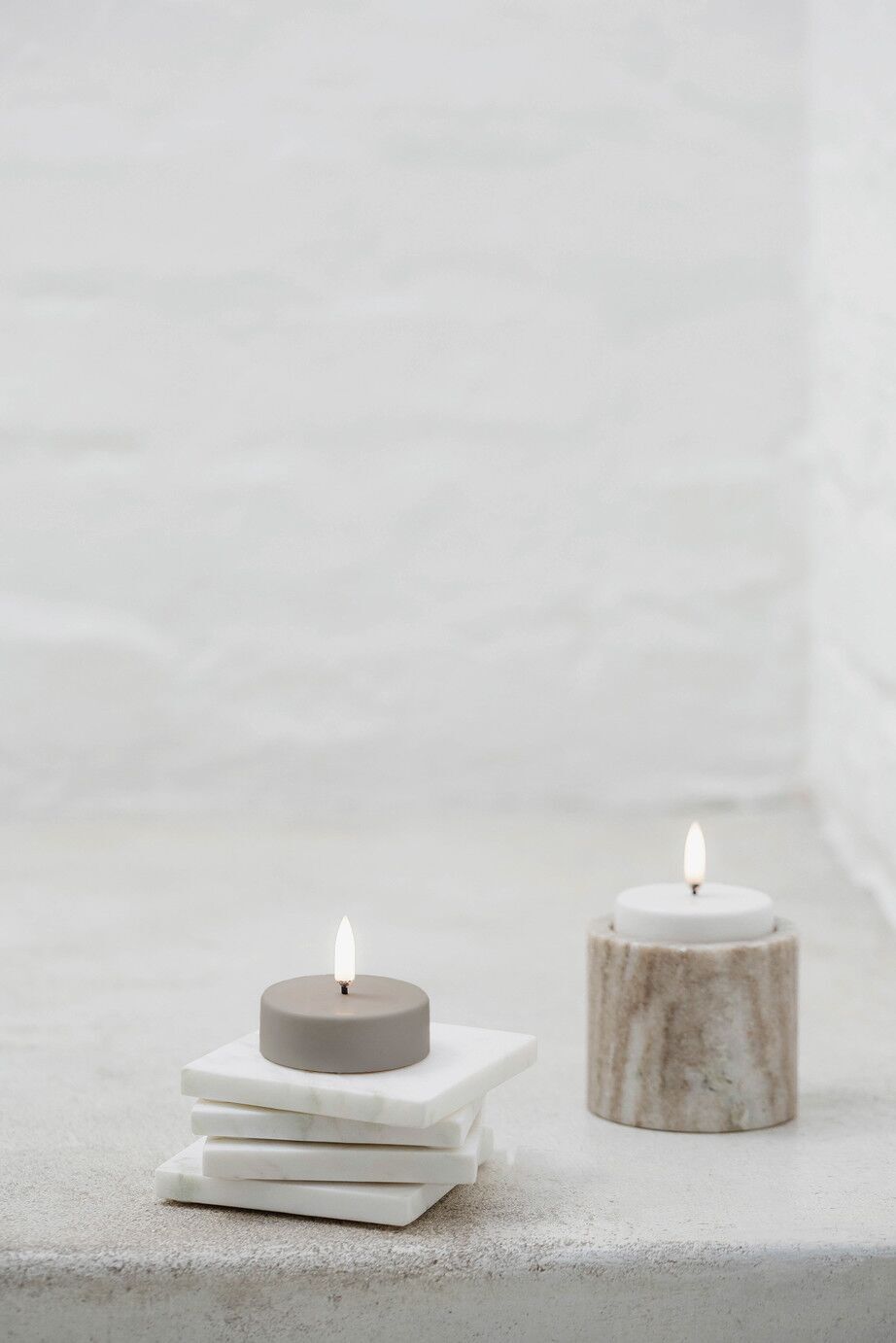 Uyuni LED Maxi Teelicht sandstone Premium