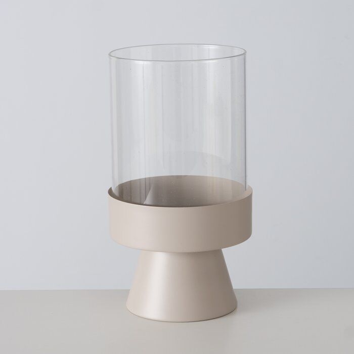 Windlicht Pallas 28cm beige