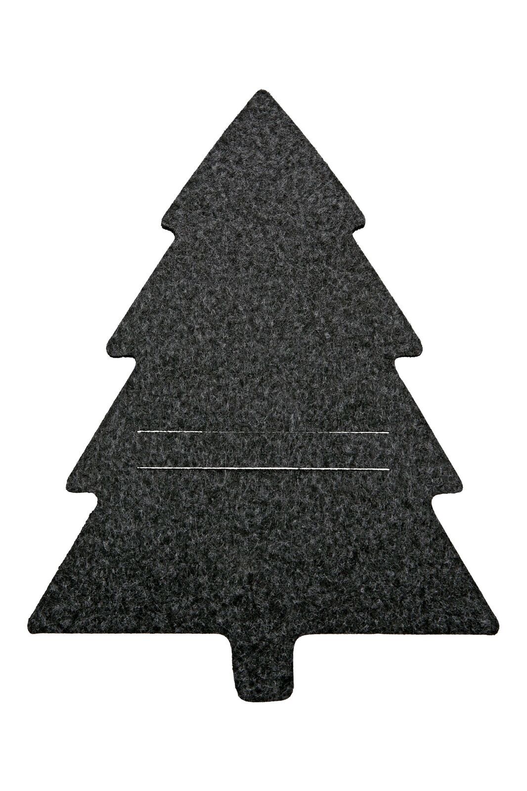 Bestecktasche Tannenbaum Filz grau Bestecktasche Tannenbaum Filz grau