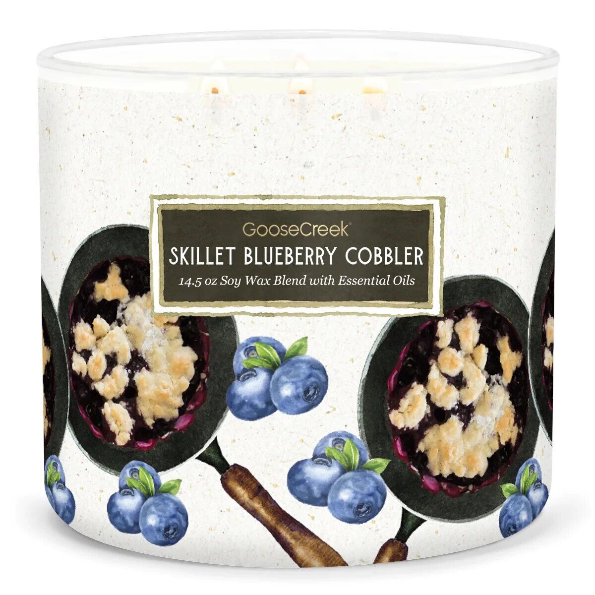 skillet-blueberry-cobbler-3-docht-kerze-411g Skillet Blueberry Cobbler 411g (3-Docht)