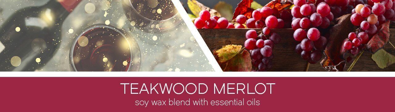 Teakwood Merlot 411g (3-Docht)