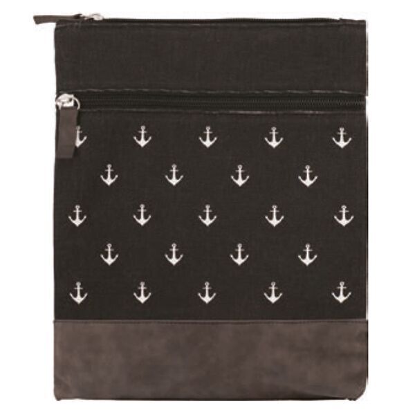 Canvas Crossbag 002 (Black Anchor)