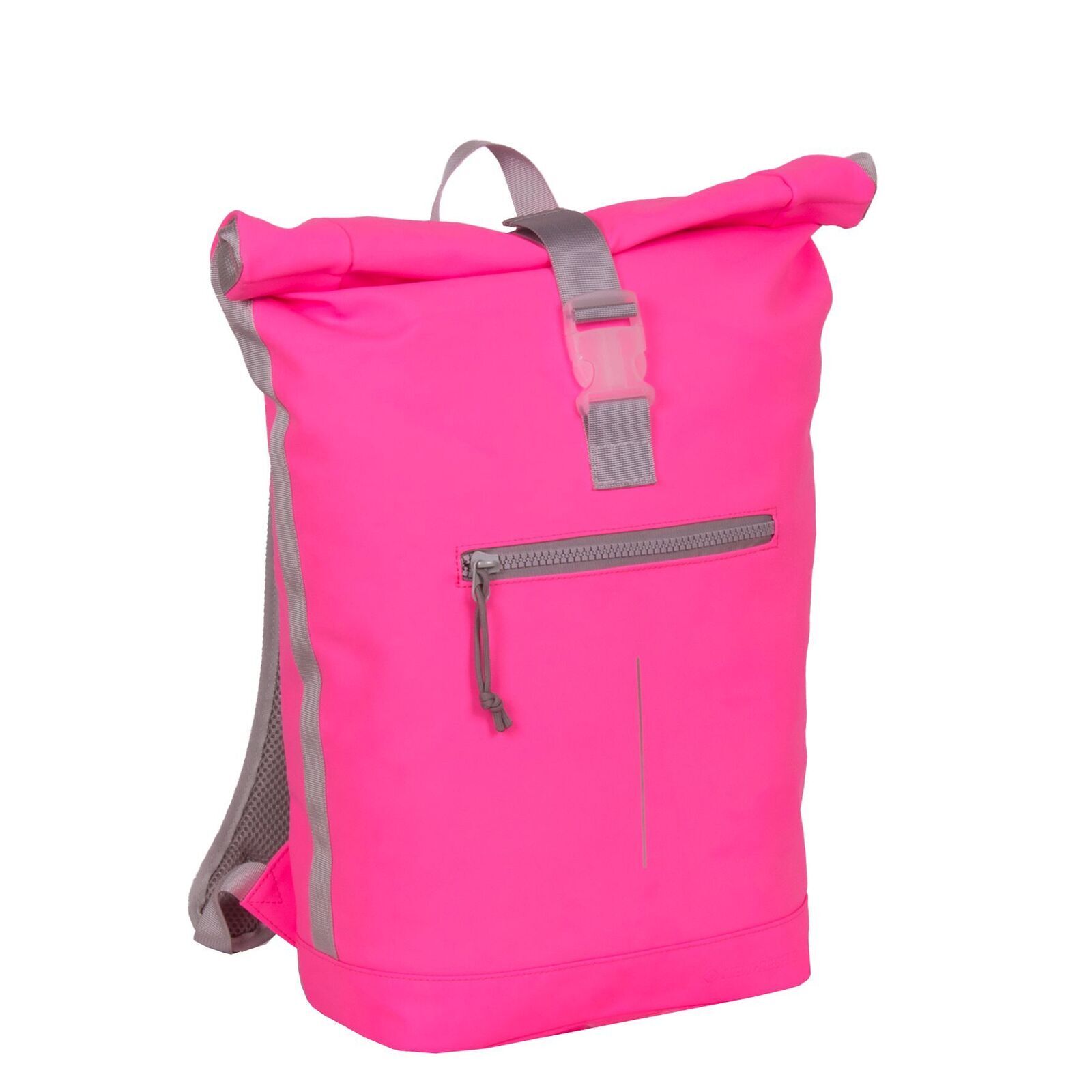 Mart - New York Rolltop Rucksack neon pink