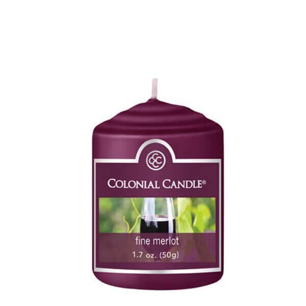 Colonial Candle Fine Merlot 50g Votivkerze