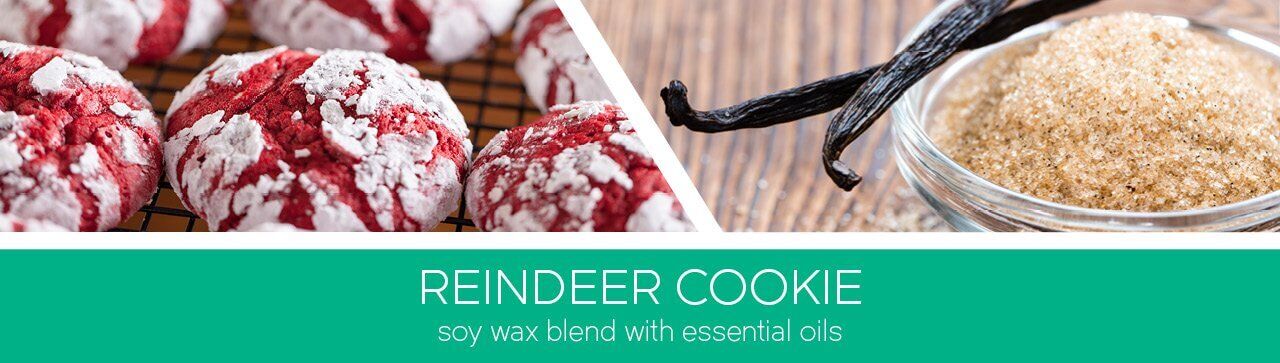 Reindeer Cookie 411g (3-Docht)