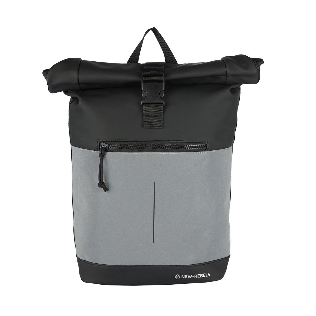 Bowie - New York Rolltop Rucksack schwarz