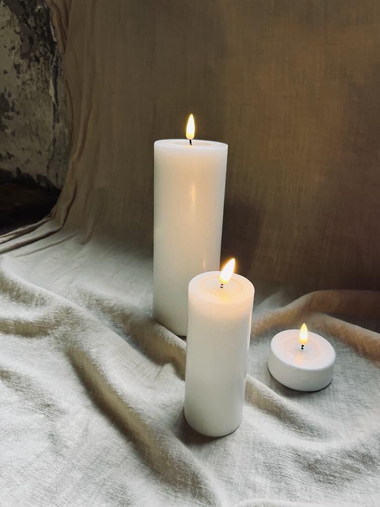 Teelicht LED weiß 2 Stück