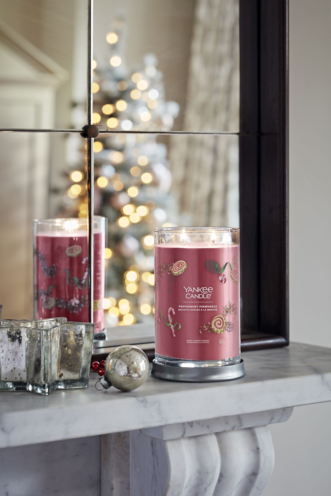 Peppermint Pinwheels Signature Tumbler 567g 2-Docht