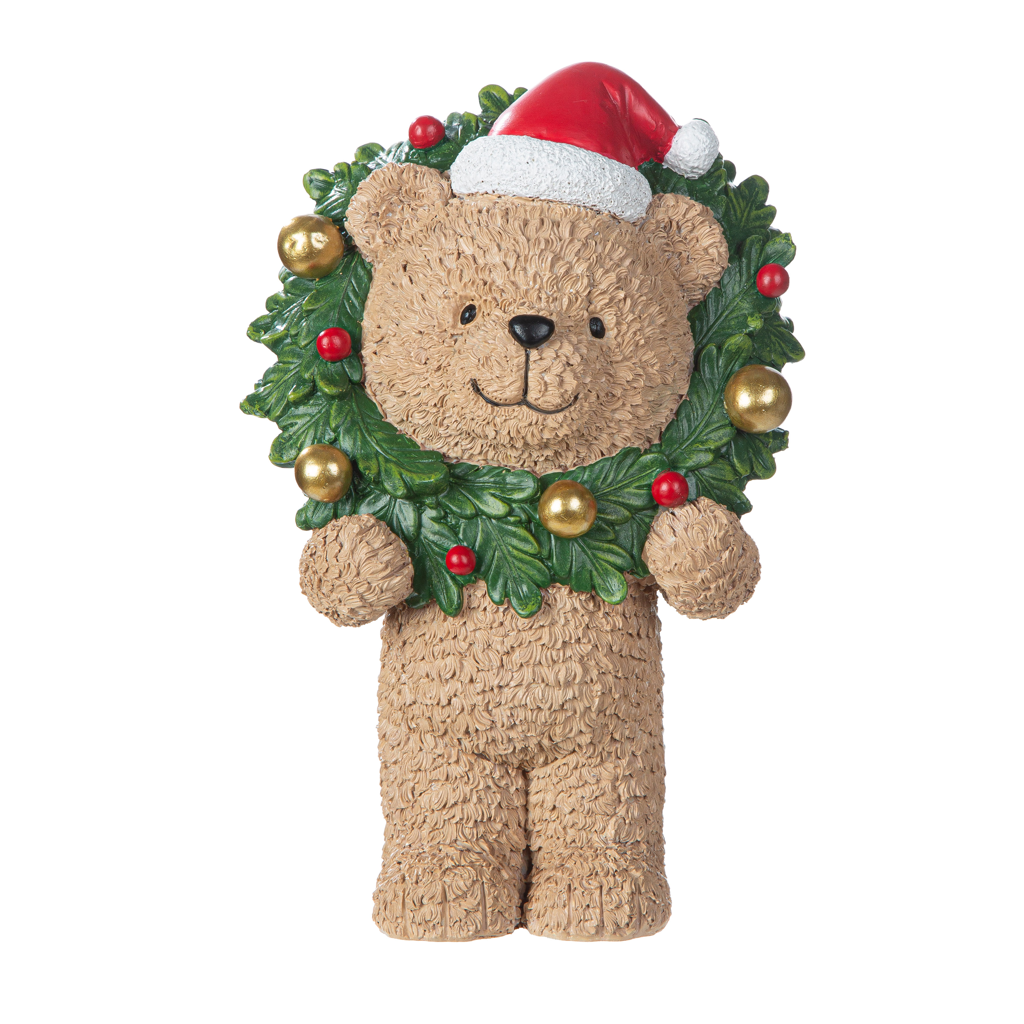 Teddybär, Weihnacht, Bär, Kranz, Dekoration
