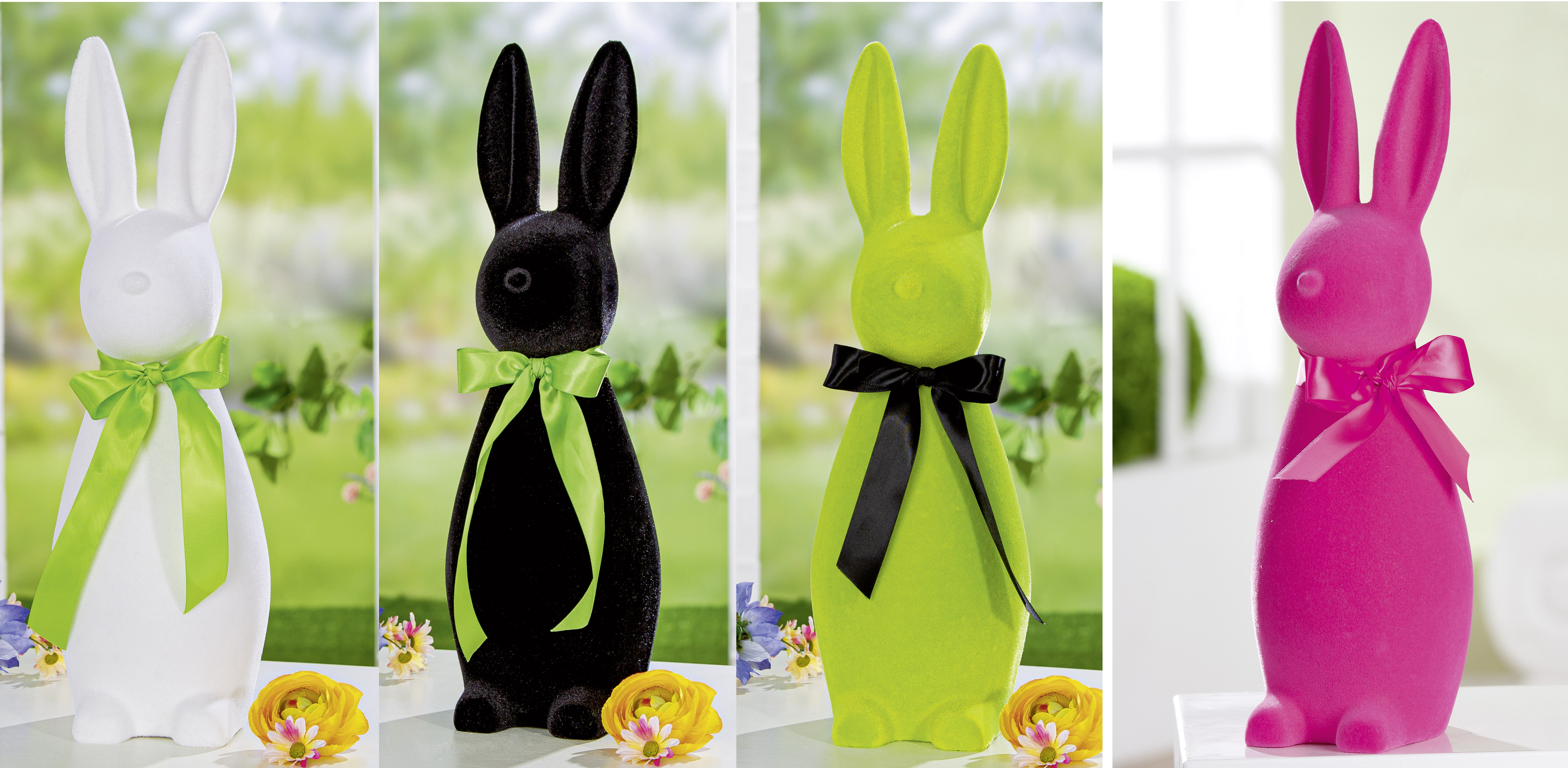 Dekofigur Hase Jimmy pink 41cm Dekofigur Hase Jimmy pink 41cm