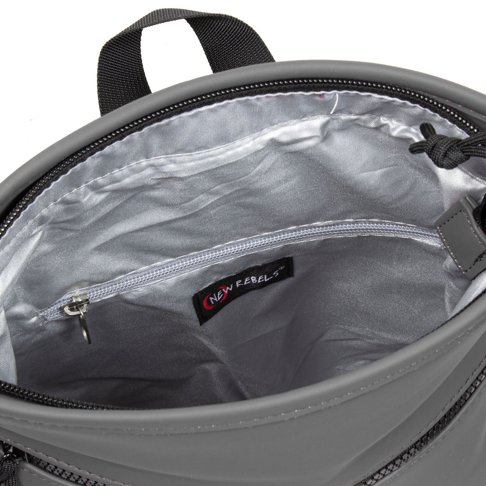 Mart - Los Angeles Rolltop Mini Rucksack anthrazit