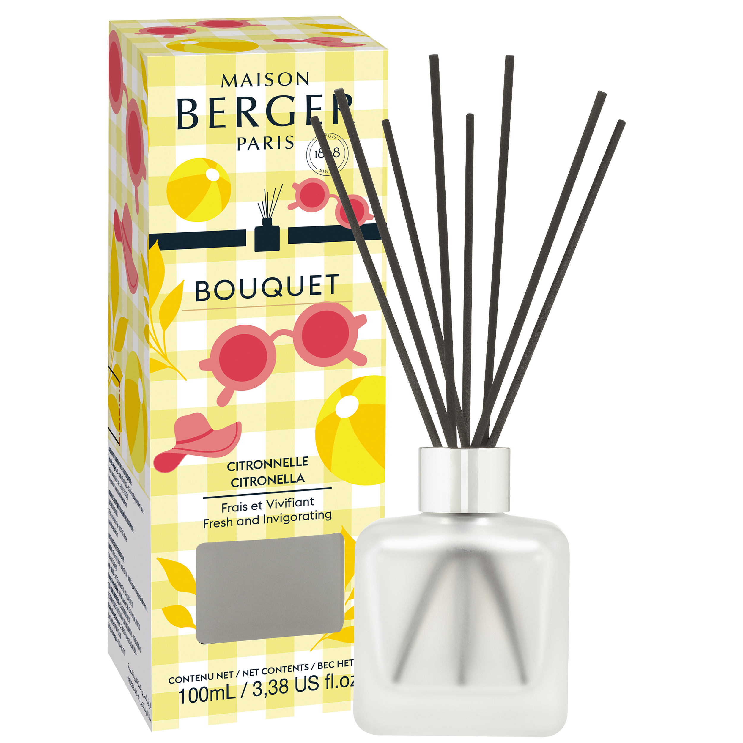Citronella / Prickelndes Zitronengras Frosted Raumduft Diffuser
