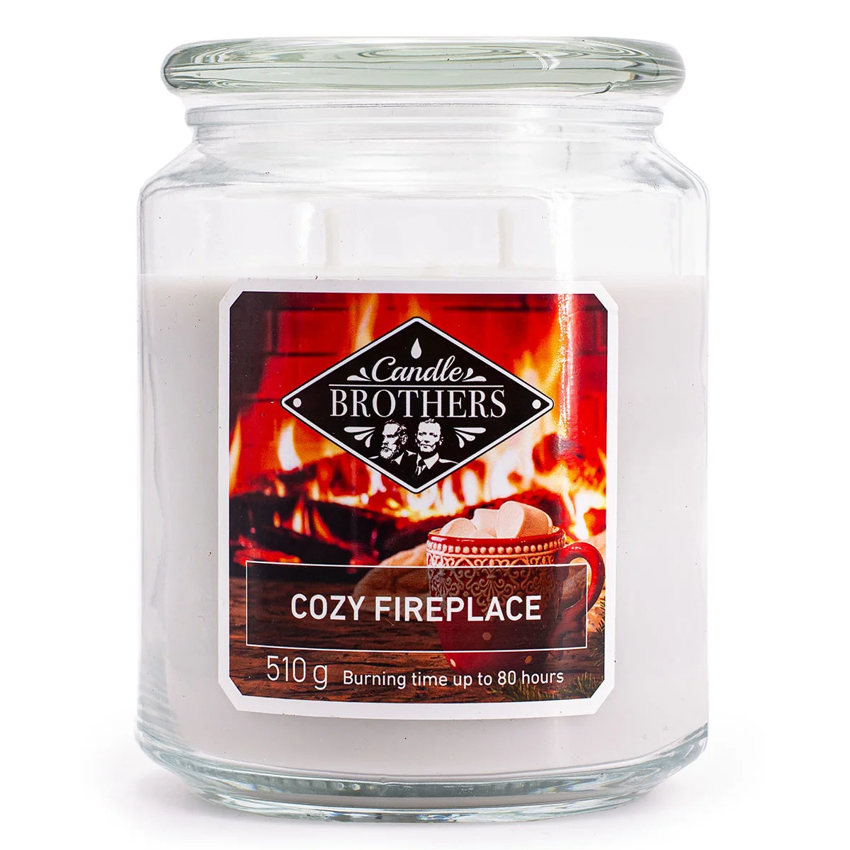 Cozy Fireplace 510g Candle Brothers Duftkerze