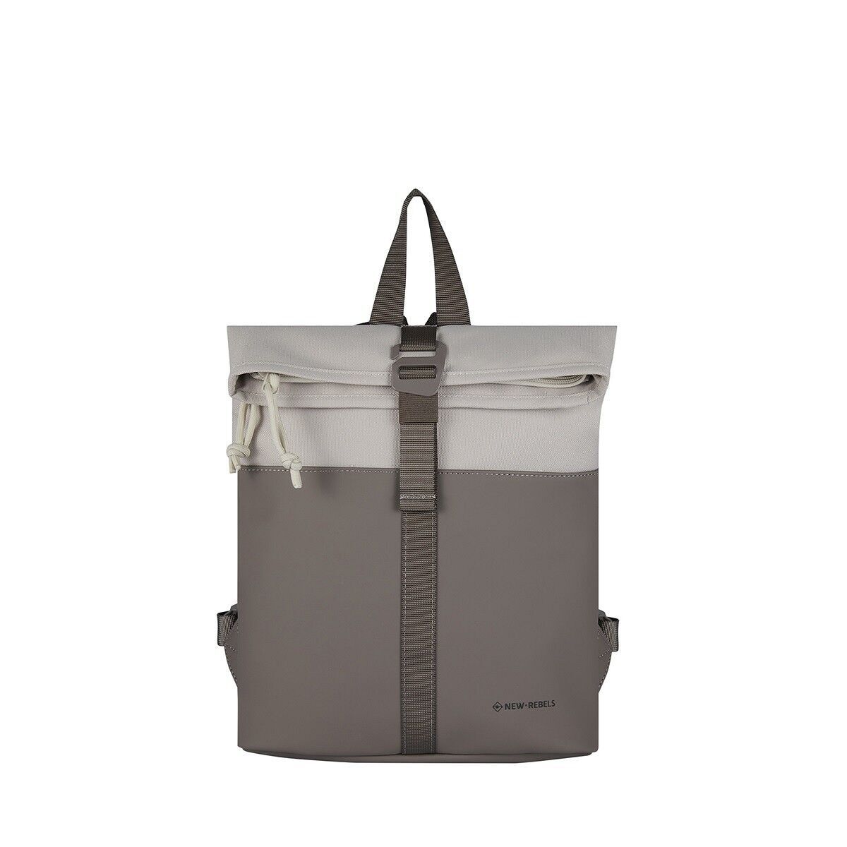 Backham - Los Angeles Rolltop Mini Rucksack beige/taupe