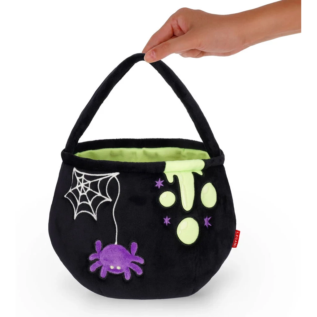 Halloween, Tasche, Spinne, Web, Grün Akzente