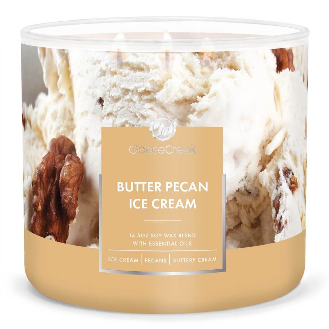 Butter Pecan Icecream 411g (3-Docht)