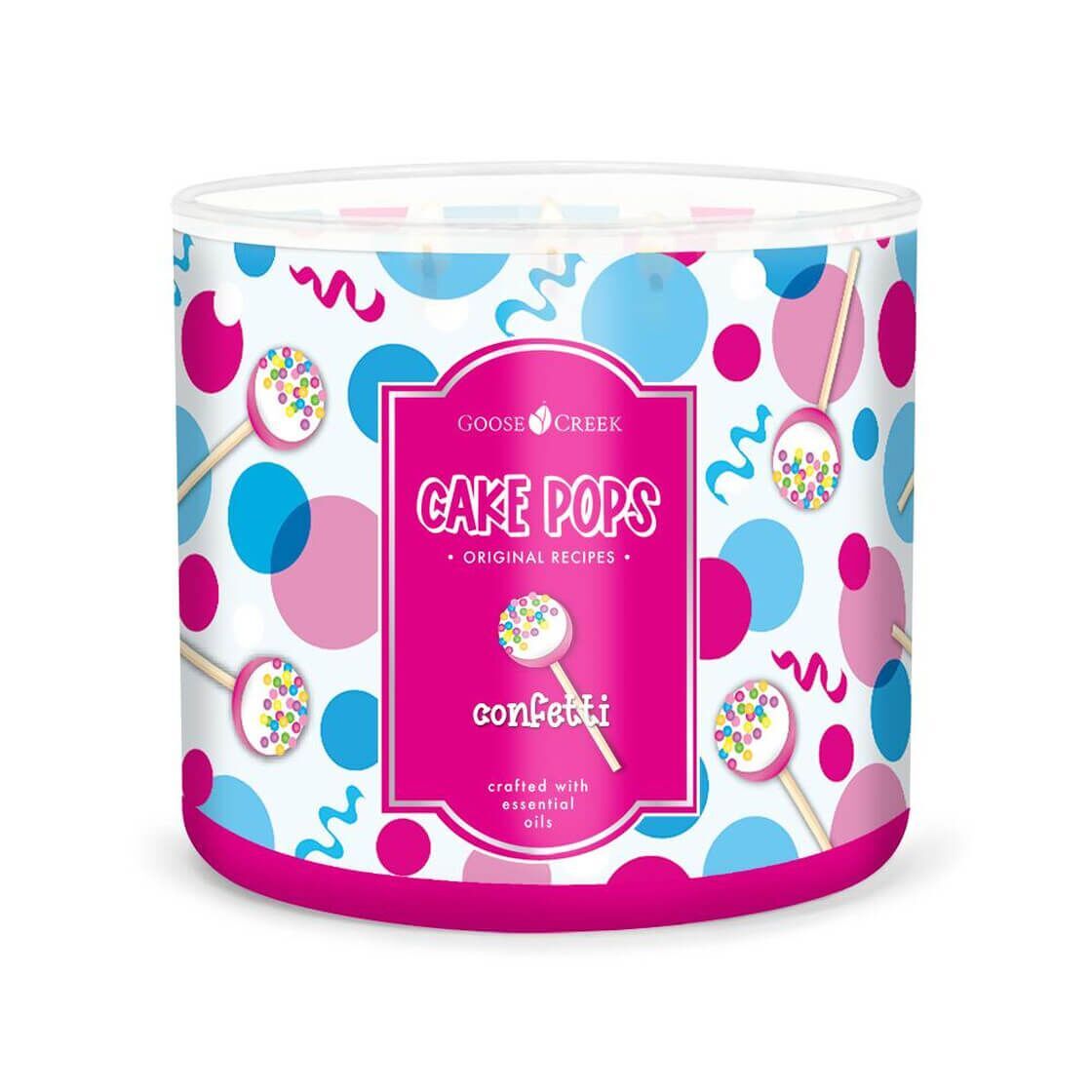 Confetti Cake Pop 411g (3-Docht)