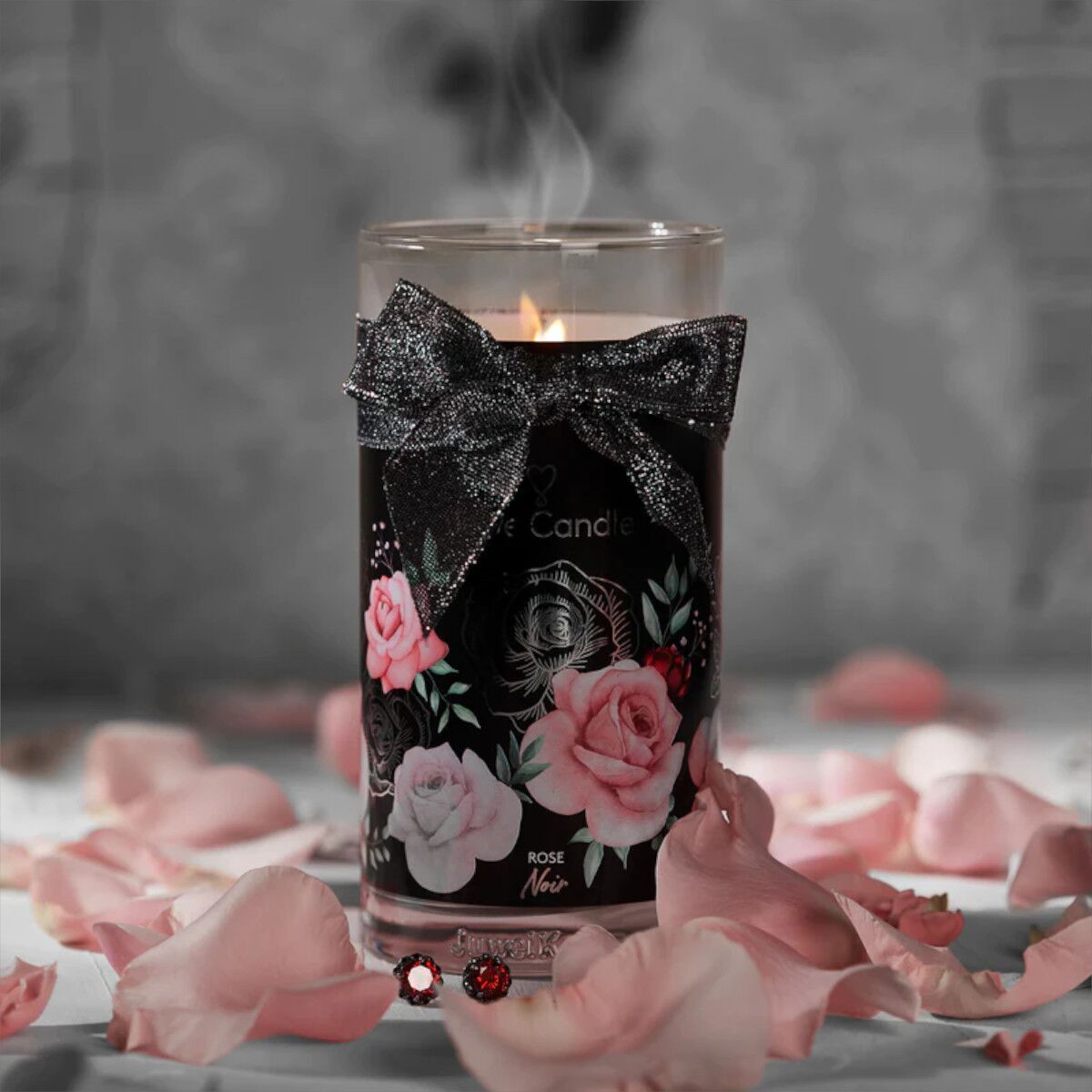 Rose Noir (Ohrringe) 400g Blume, Blütenblatt, Pflanze