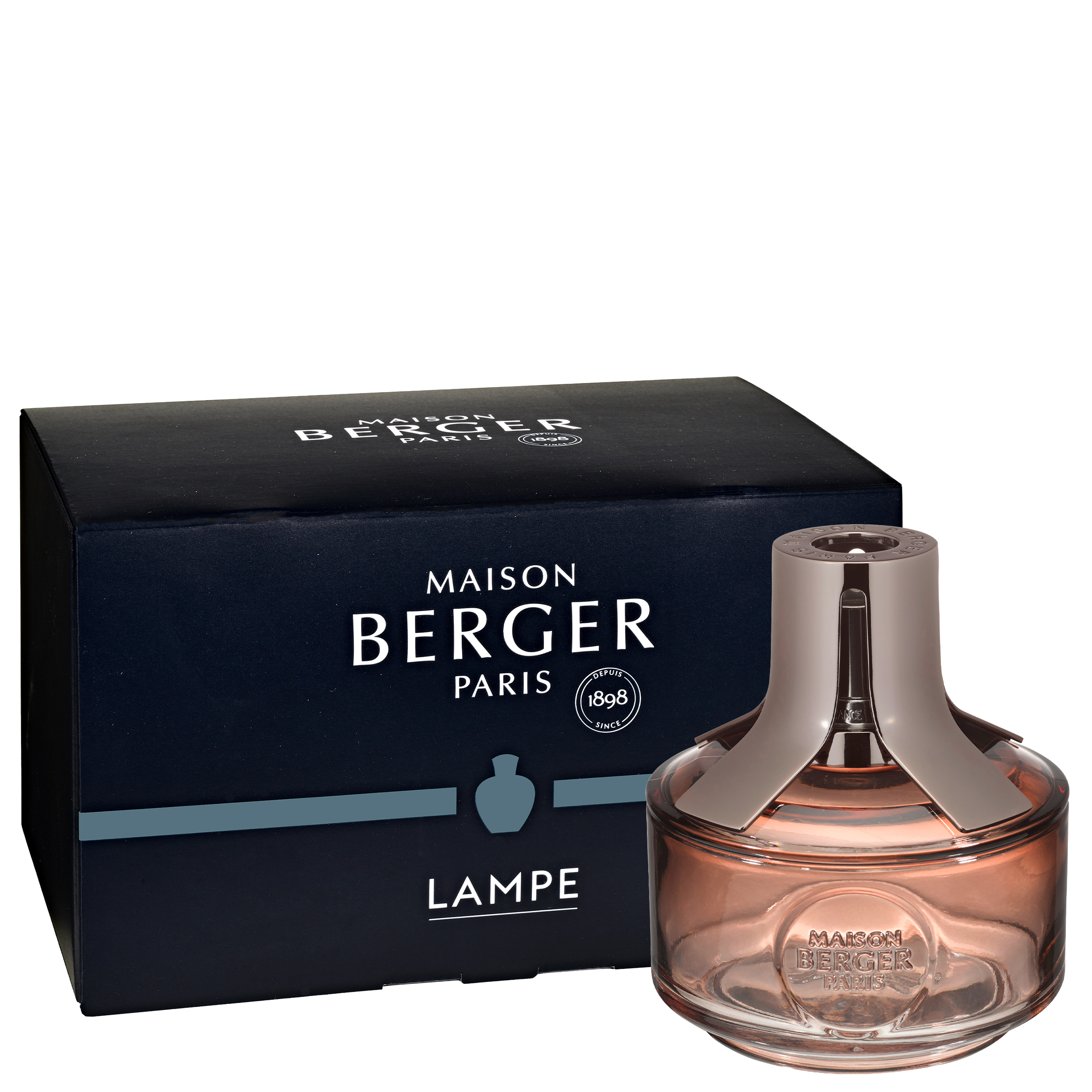 parfum, lampe, glaskrug, rosé, box