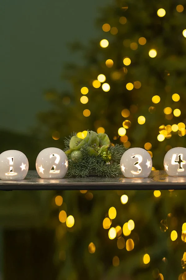 Lichtkugel Adventslicht Canzo 4er Set