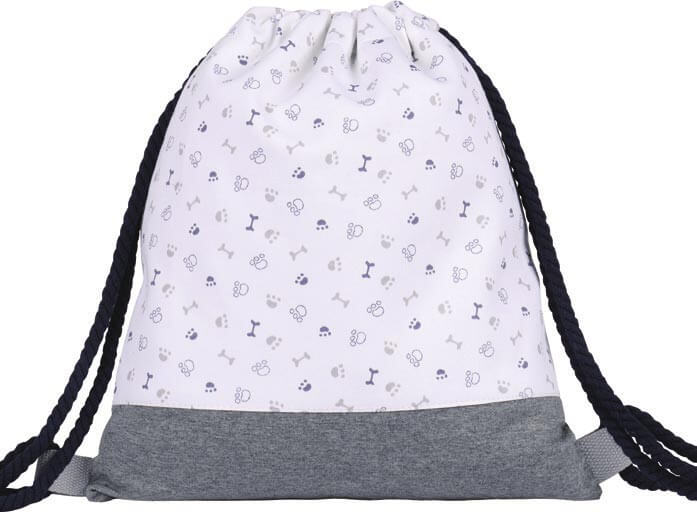 Kinder Turnbeutel 225-017 (White Grey)