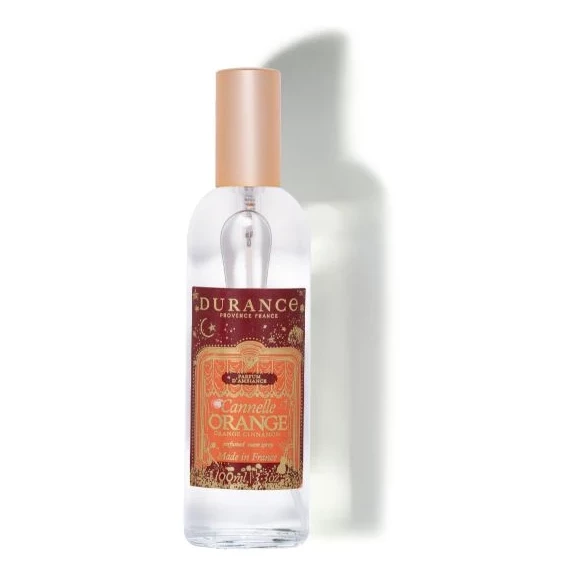 Raumspray 100 mL Zimt-Orange von Durance parfum, spray, orange, cognac, parfumflakon