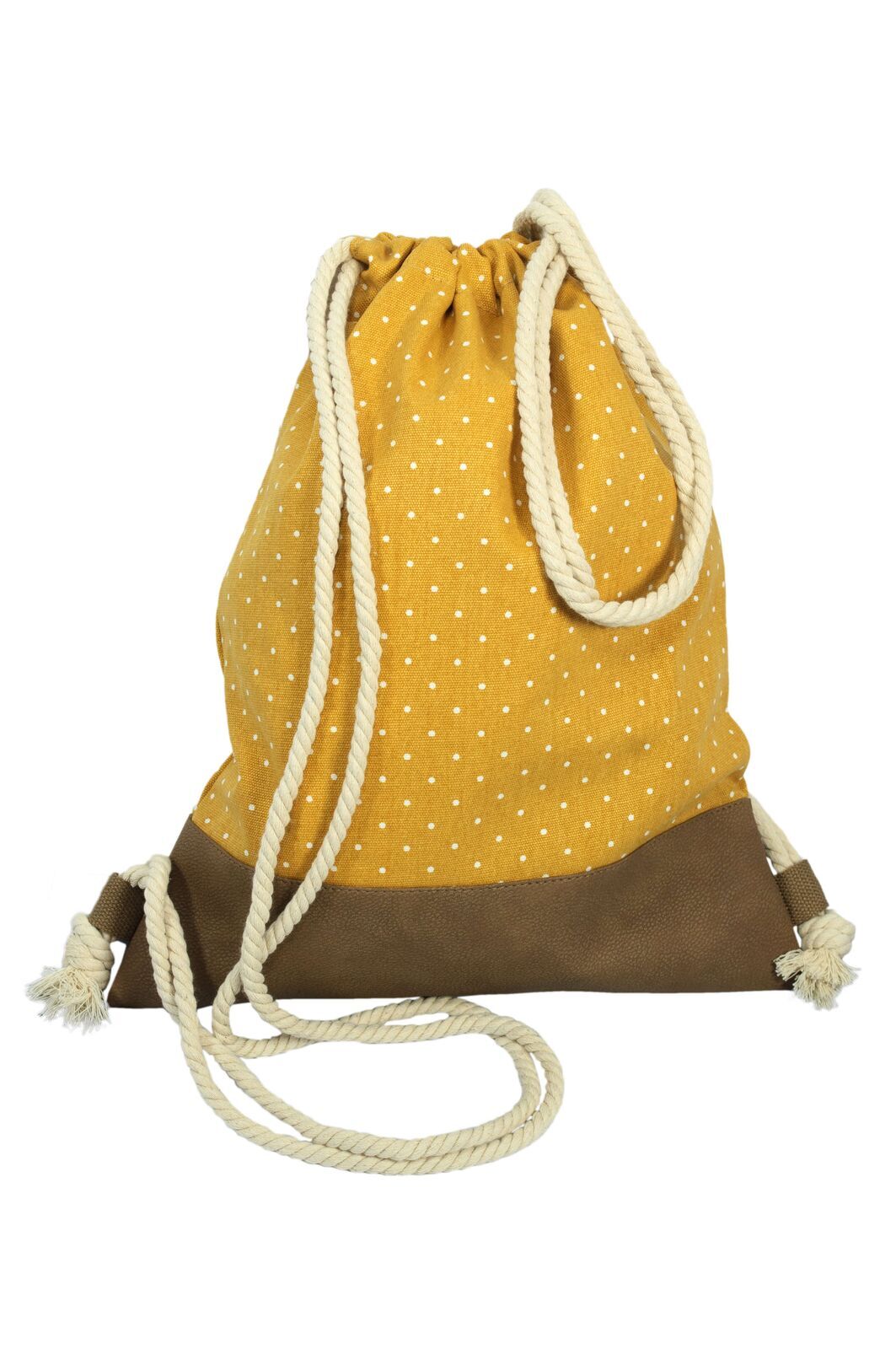 60610025-413 Freizeit-Büdel Pünktchen curry 413