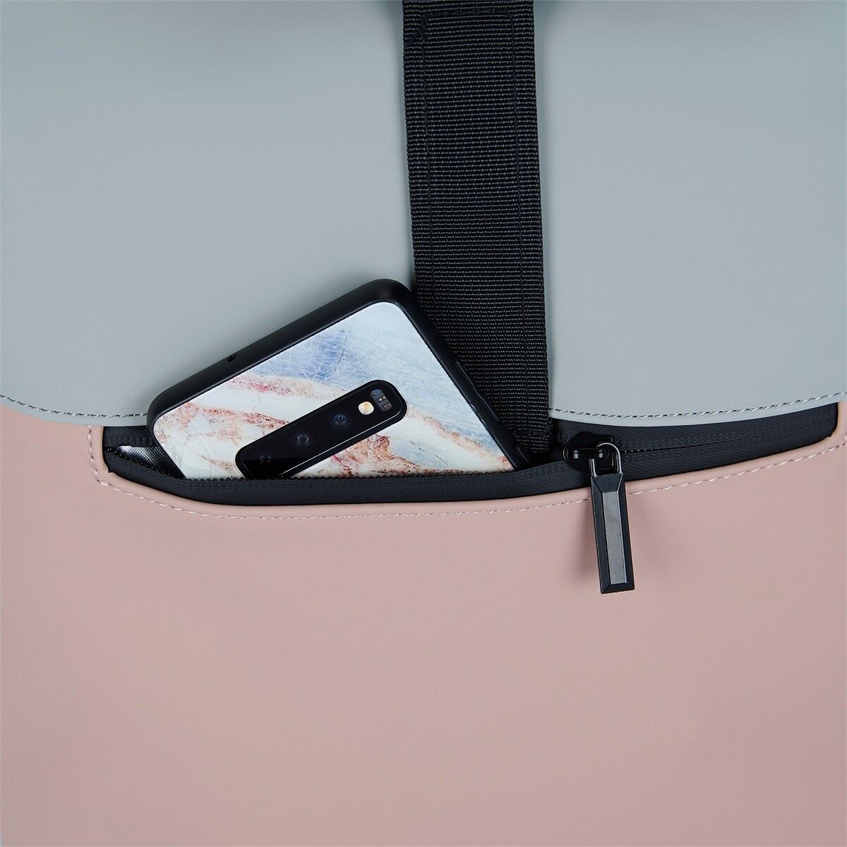 Fane - Montgomery Rolltop Rucksack altrosa/grau